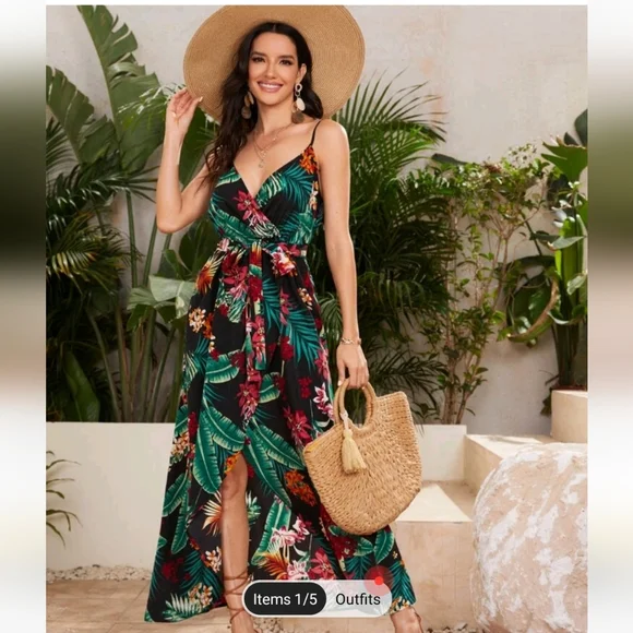 Shein long maxi clearance dress